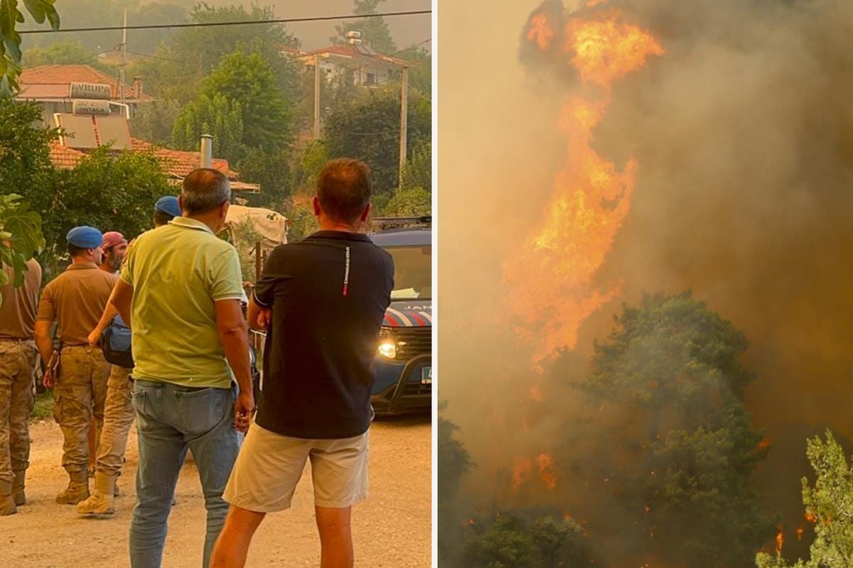 Muğla'nın Fethiye ilçesinde orman yangını! Tahliyeler başladı