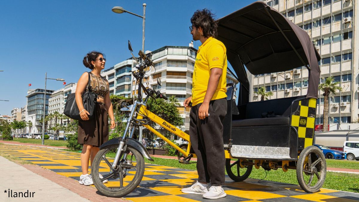 İzmir'de Bisicab Projesi Büyük İlgi Görüyor