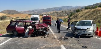 Kayseri'de iki otomobil çarpıştı, 1 kişi öldü, 6 kişi yaralandı