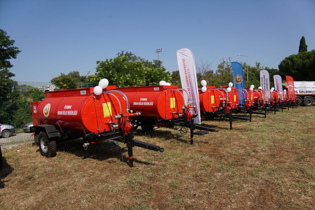 Tekirdağ'da orman yangınlarına karşı 50 mahallede su tankeri konuşlandırıldı