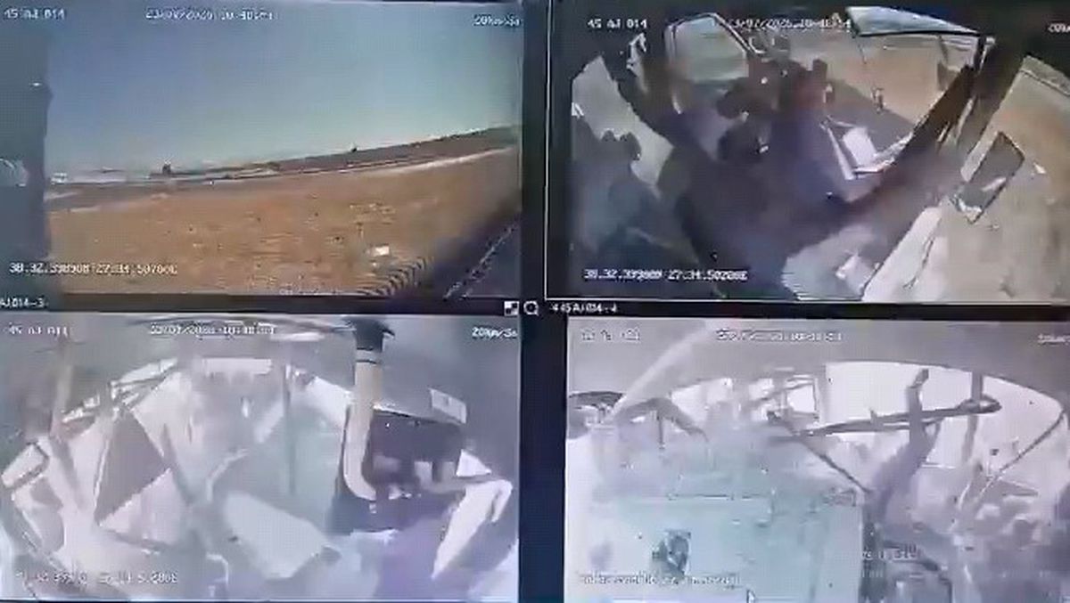 Manisa'da ölümlü kazanın kamera görüntüleri ortaya çıktı