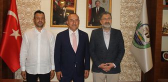 AK Parti Antalya Milletvekili Çavuşoğlu, Serik Belediyesini ziyaret etti