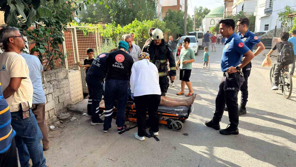 Serik'te yangın: 1 kişi dumandan etkilendi