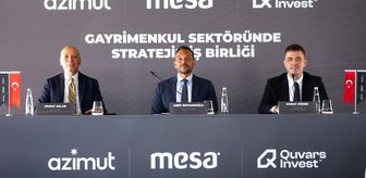 Azimut Portföy, Mesa ve Quvars Invest’den Gayrimenkul Sektöründe Stratejik İş Birliği