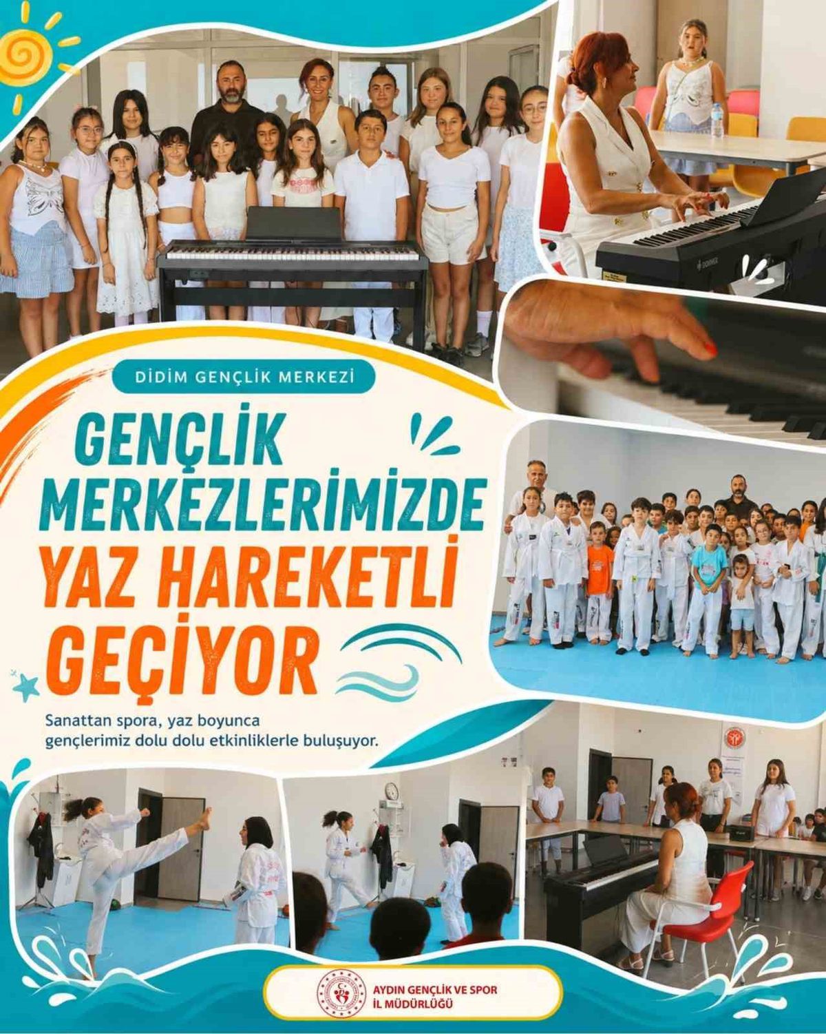 Didim'de Gençlik Merkezi'nde Yaz Etkinlikleri