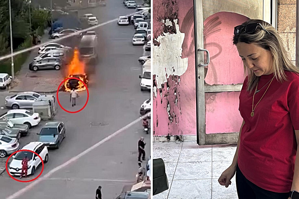 Güzellik salonunu ve arabasını yakan şüpheli tutuklandı: Kadın cinayeti olmaktan son anda kurtuldum