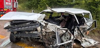 Karabük'te tırla çarpışan otomobildeki 1 kişi öldü, 2 kişi ağır yaralandı