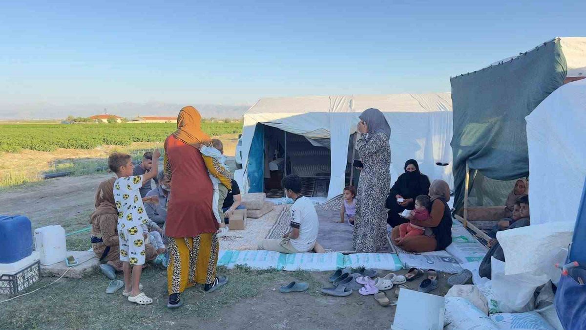 Karapınar'da sağlık ekipleri mevsimlik tarım işçilerine yerinde sağlık hizmeti sundu