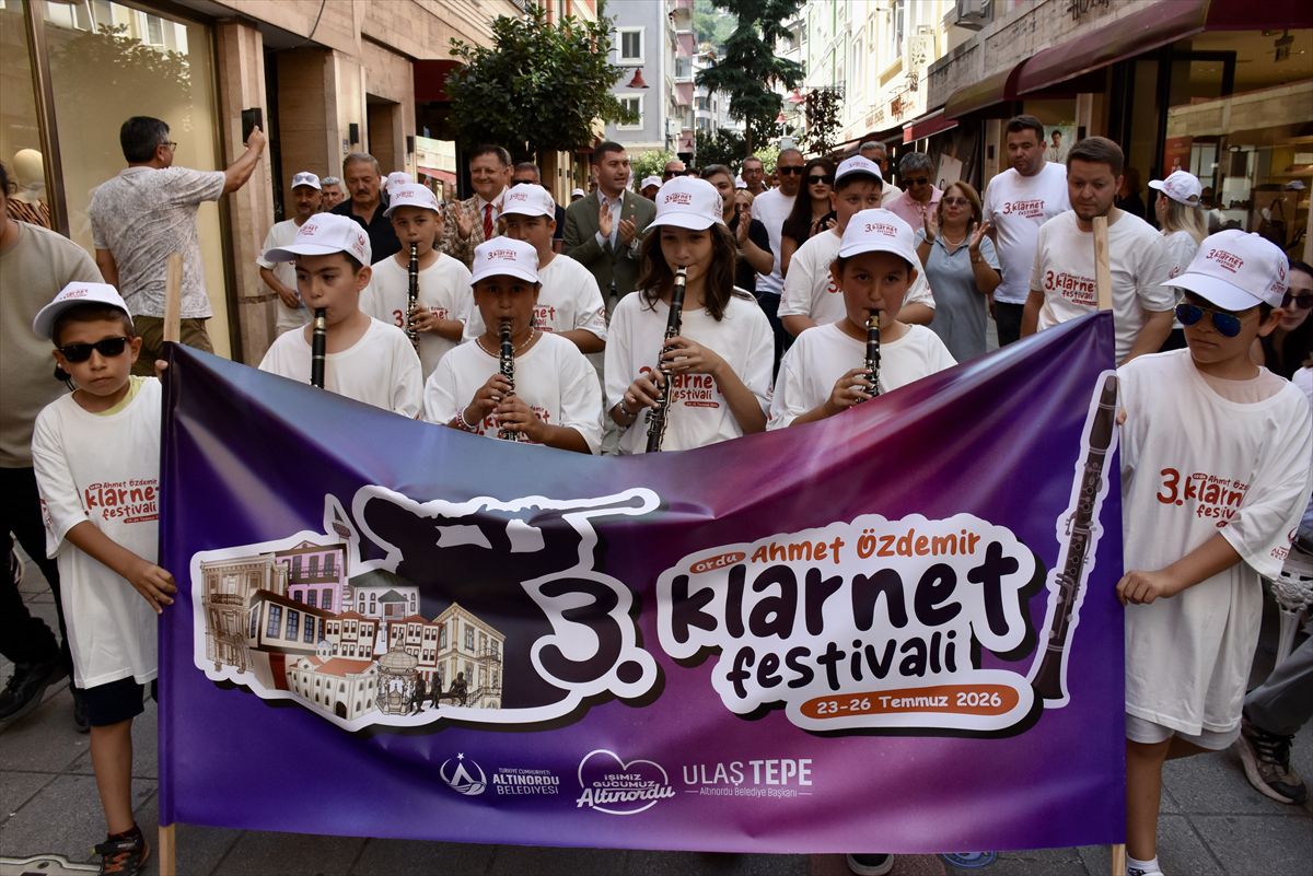 3. Ordu Klarnet Festivali kortejle başladı