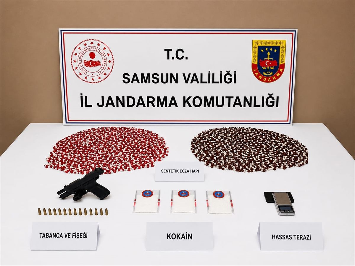 Samsun'da uyuşturucu operasyonunda 1 kişi gözaltına alındı