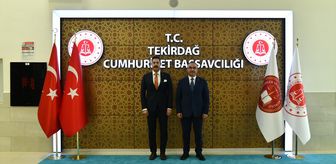 Tekirdağ Valisi Soytürk'ten Başsavcı Yücel ve Komisyon Başkanı Obut'a ziyaret