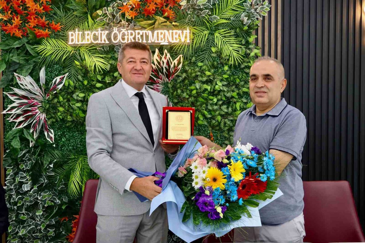 Bilecik'te Şube Müdürü İsa Güneş'e Veda Programı Düzenlendi