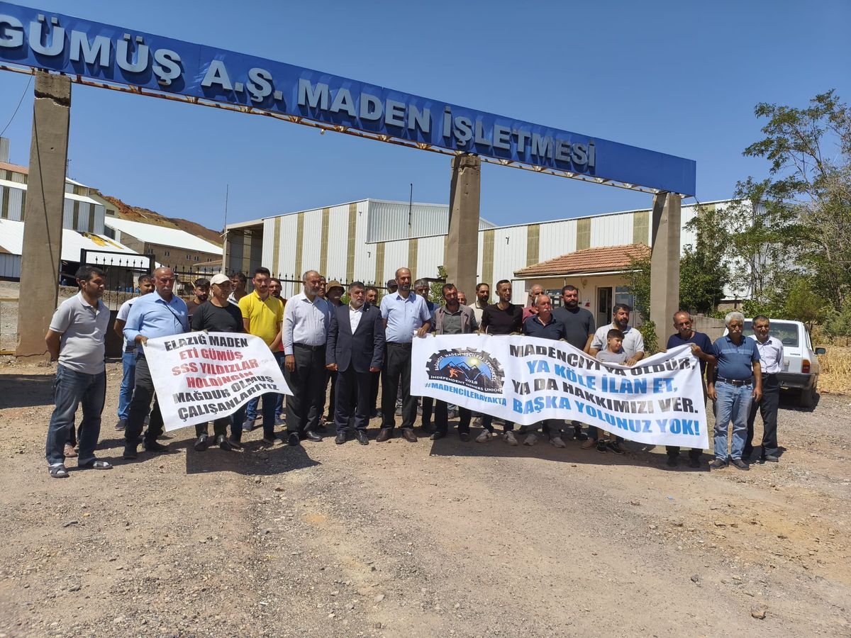 Elazığ'da maden işçilerinin eyleminde uzlaşı umudu: Şirket görüşme talep etti