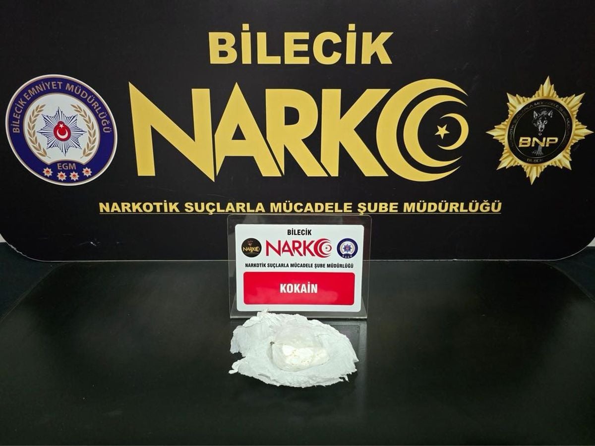 Bilecik'te uyuşturucu operasyonunda 1 gözaltı