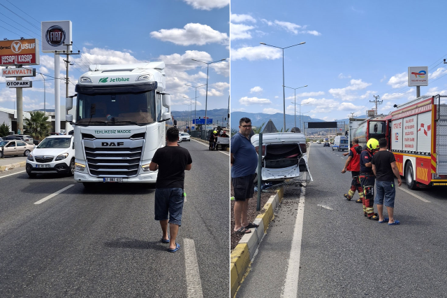 edremitte tir ile otomobil car 46561038 9421 1 m