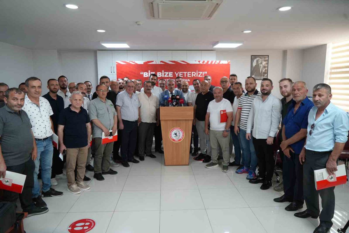 Samsun esnafından Samsunspor'a maddi-manevi destek sözü
