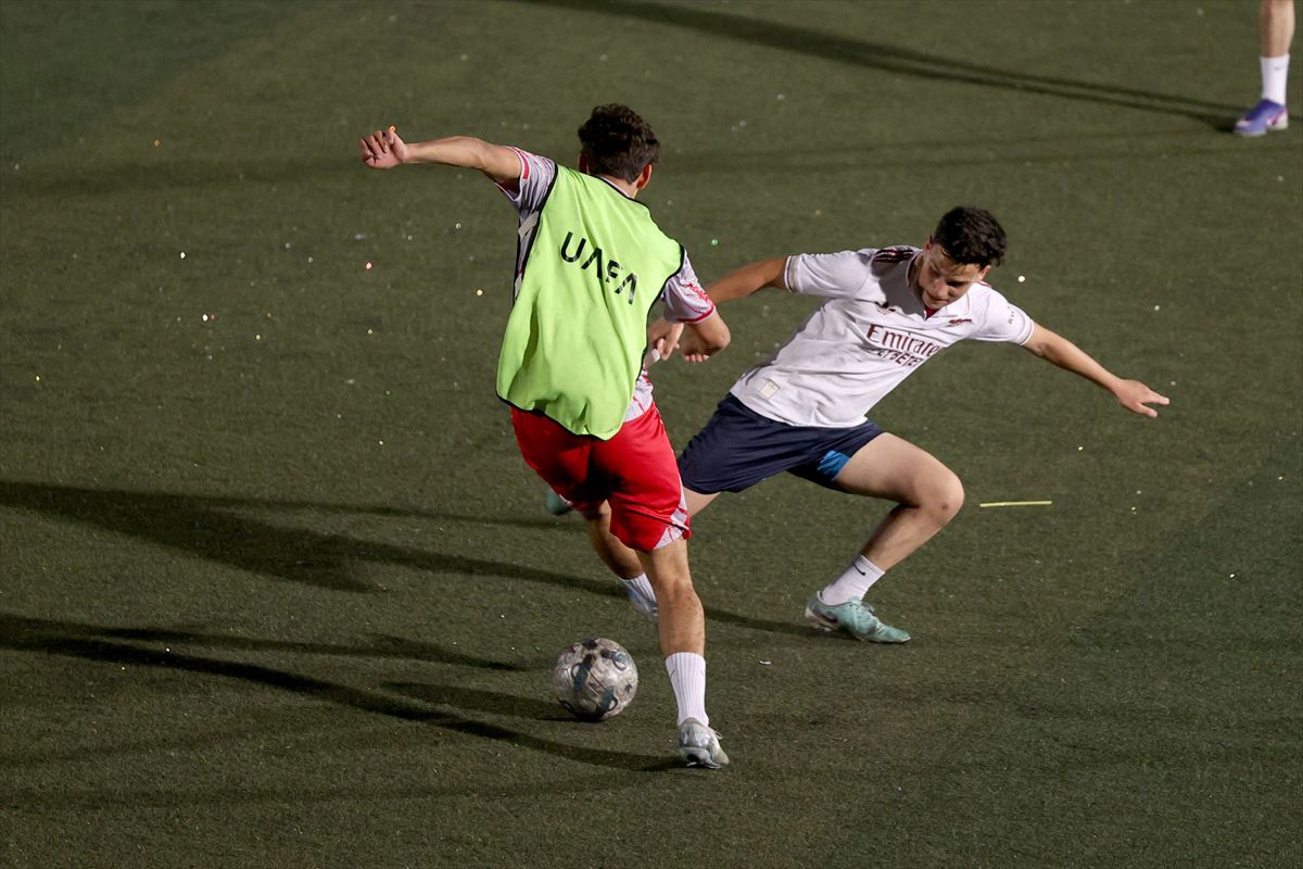 Filistin'de Futbol 3 Yıl Sonra Yeniden Yeşil Sahalara Dönüyor