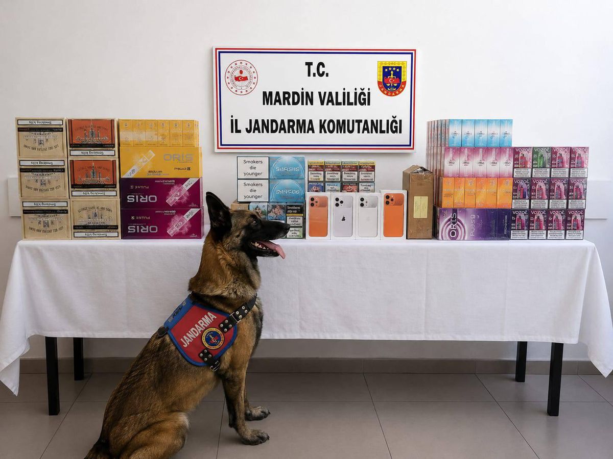 Mardin'de kaçakçılık operasyonu: 2 milyon TL değerinde tütün, sigara ve cep telefonu ele geçirildi