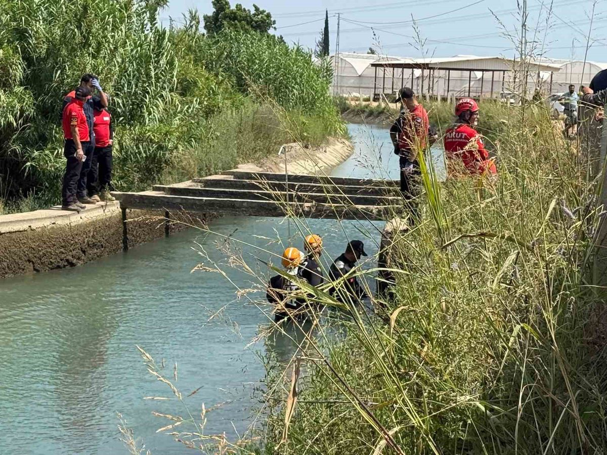 Sulama kanalında kaybolan sera işçisi 45 saat sonra ölü bulundu