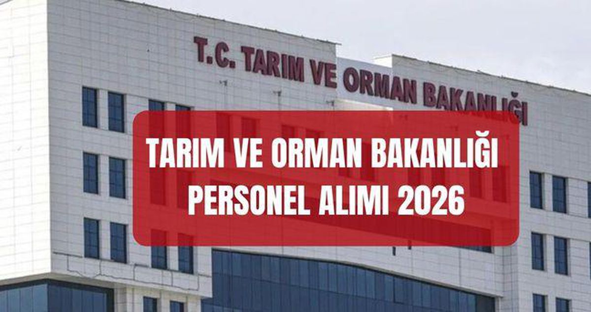Tarım ve Orman Bakanlığı binası önünde toplanmış personel adayları