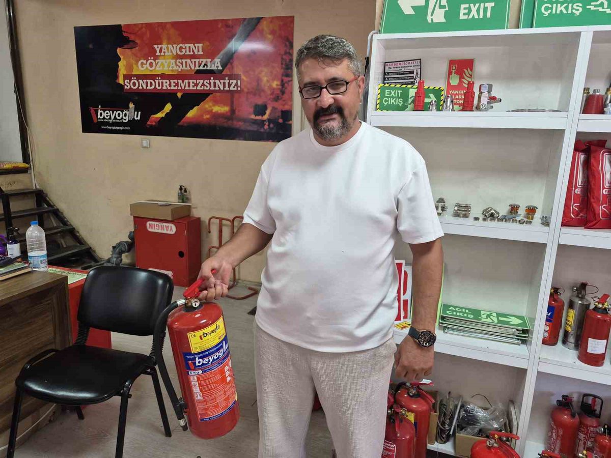 Yangın söndürme cihazlarının bakımı hayati önem taşıyor
