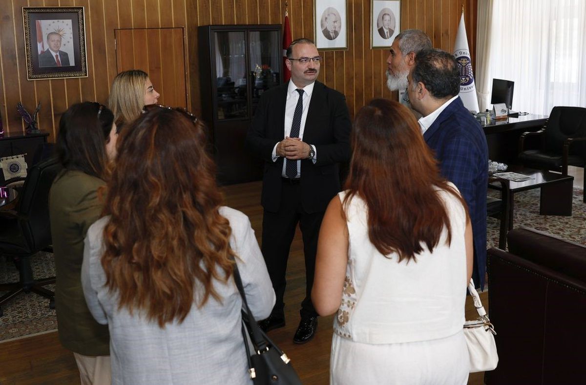Atatürk Üniversitesi heyeti, Lübnan ve Gürcistan'daki üniversitelerle iş birliği görüşmeleri yapıyor.