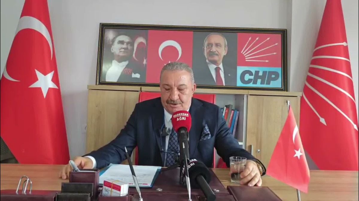 CHP Ağrı İl Başkanı İbrahim Varol göreve başladı