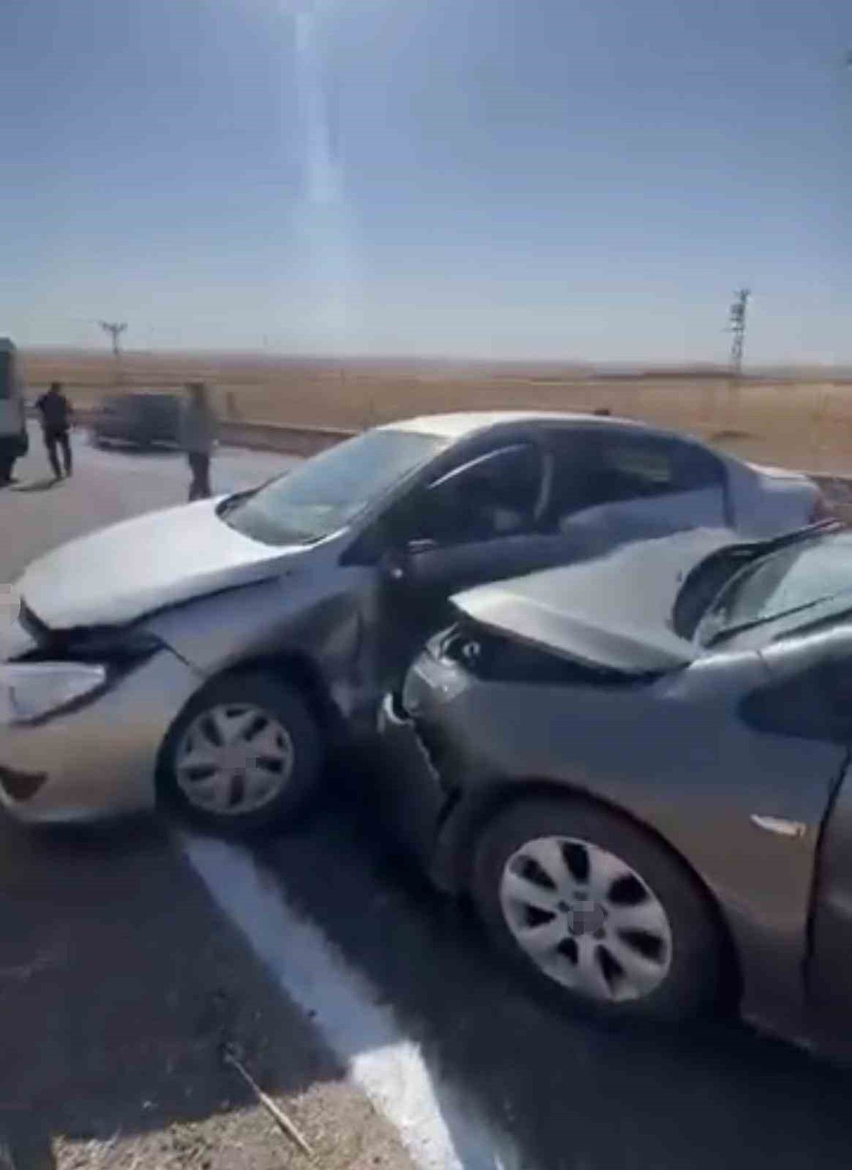 Diyarbakır'ın Silvan ilçesinde trafik kazası meydana geldi.