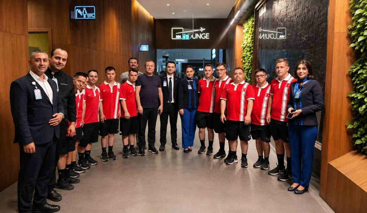 Özel Sporcular Down Futsal Milli Takımı ABD'ye hareket ediyor.