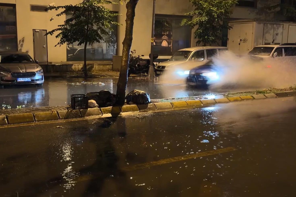 İstanbul'da beklenen yağış başladı
