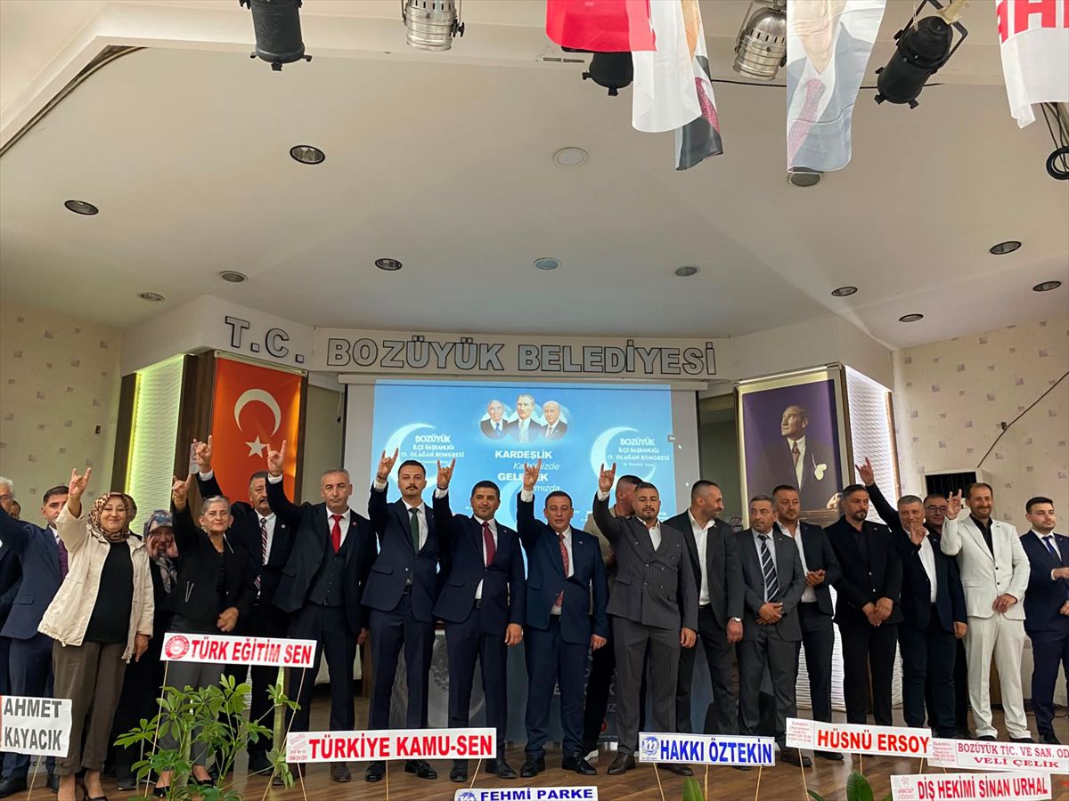 MHP Bozüyük İlçe Başkanlığı 15. Olağan Kongresi yapıldı.