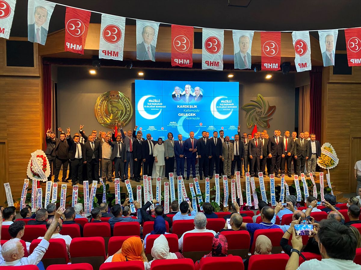 MHP Nazilli İlçe Başkanlığı Kongresi yapıldı