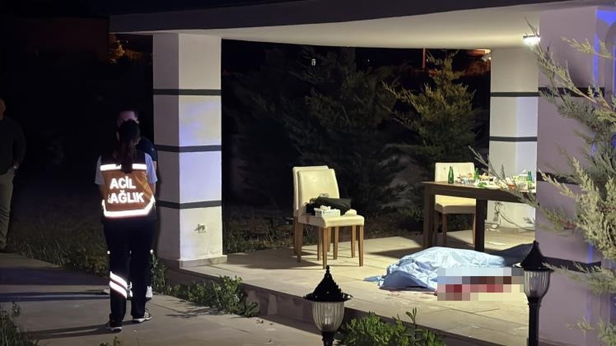 Aksaray'da bir villa bahçesindeki kamelyada cinayet.