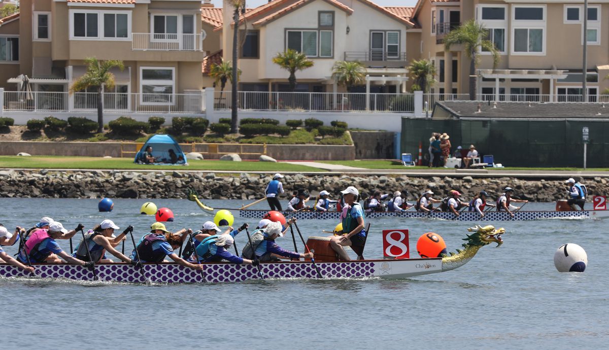 Albüm: ABD'de düzenlenen Long Beach Ejderha Teknesi Festivali'nden renkli görüntüler