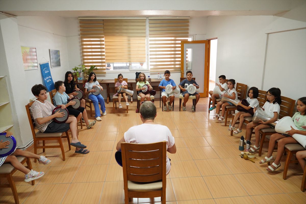 Ayvalık'ta çocuklar için ritim atölyesi