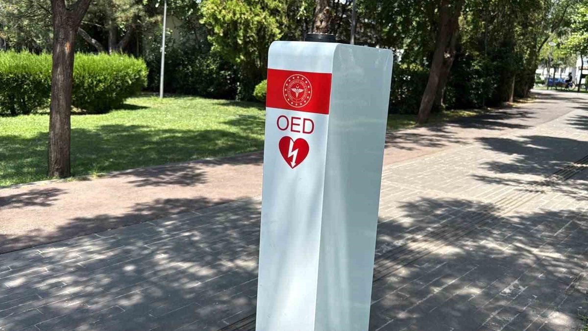 Diyarbakır'da çalınan hayat kurtaran OED cihazı.