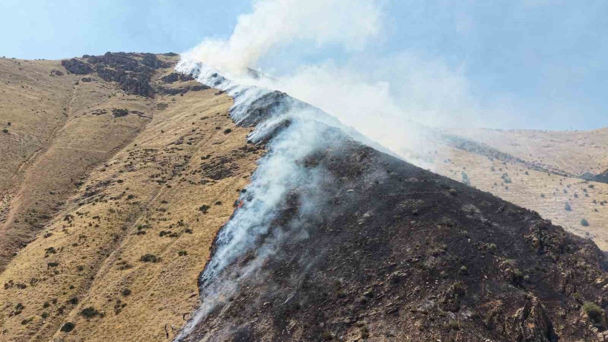 Keban'da sigara yangını: 1 gözaltı