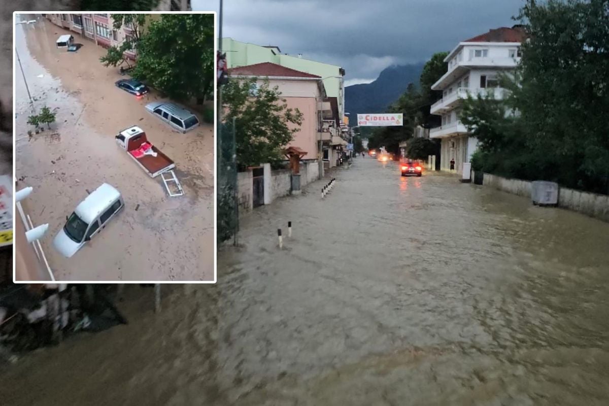 Temmuz sıcağında bir ilimizi sel vurdu: İlçe merkezi su altında kaldı
