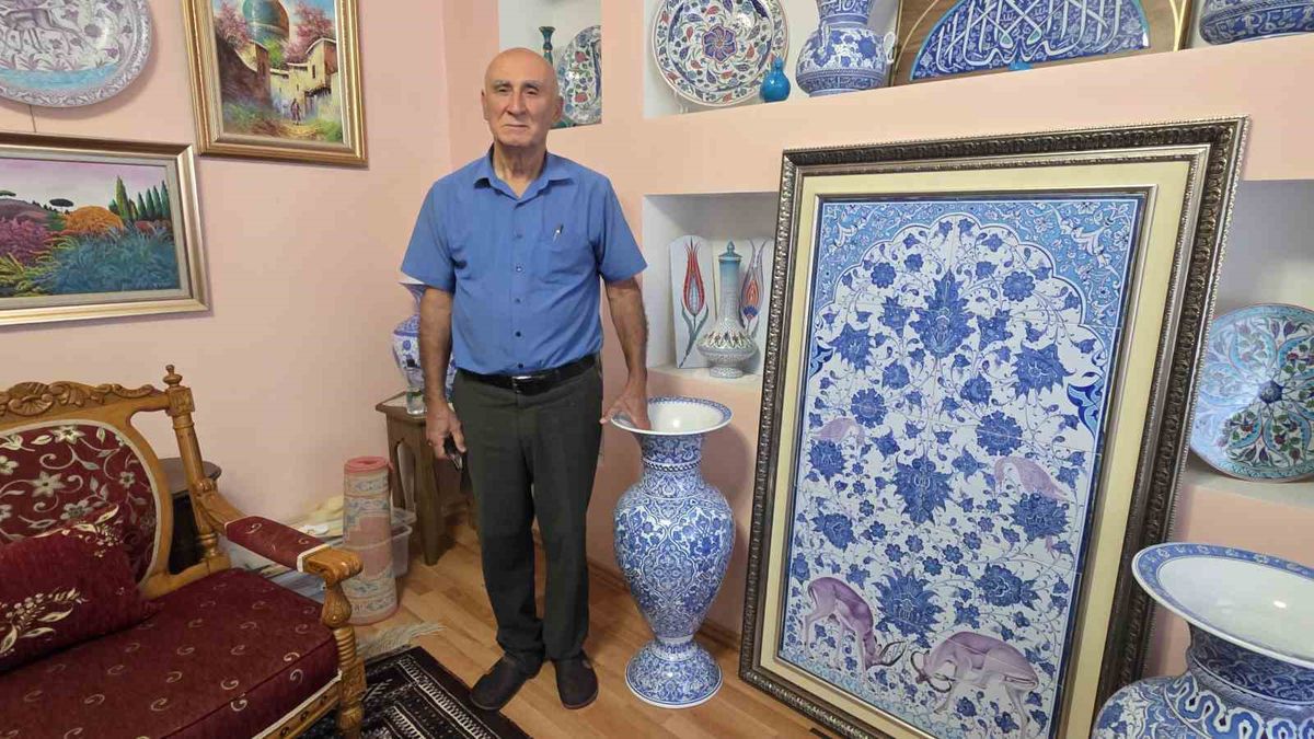 Kütahyalı çini ustası Mehmet Koçer: 'Çinicilik yeniden mimariyle buluşmalı'