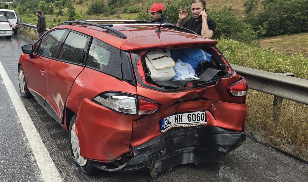 Kavak'ta trafik kazası: 4 yaralı