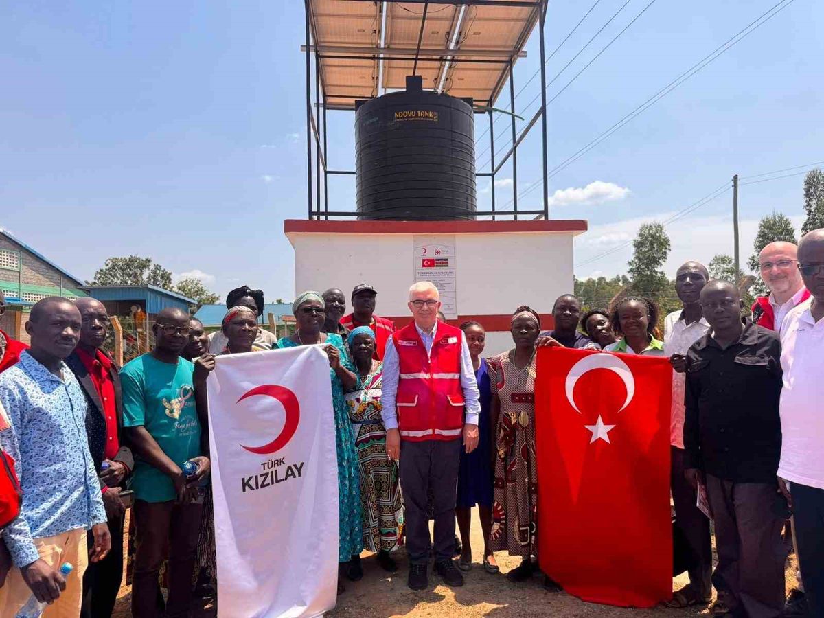 Türk Kızılayı’ndan Kenya’ya hayat veren dokunuş: 25 bin kişiye temiz su