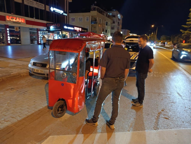 سائق يرفض النفخ في جهاز الكحول