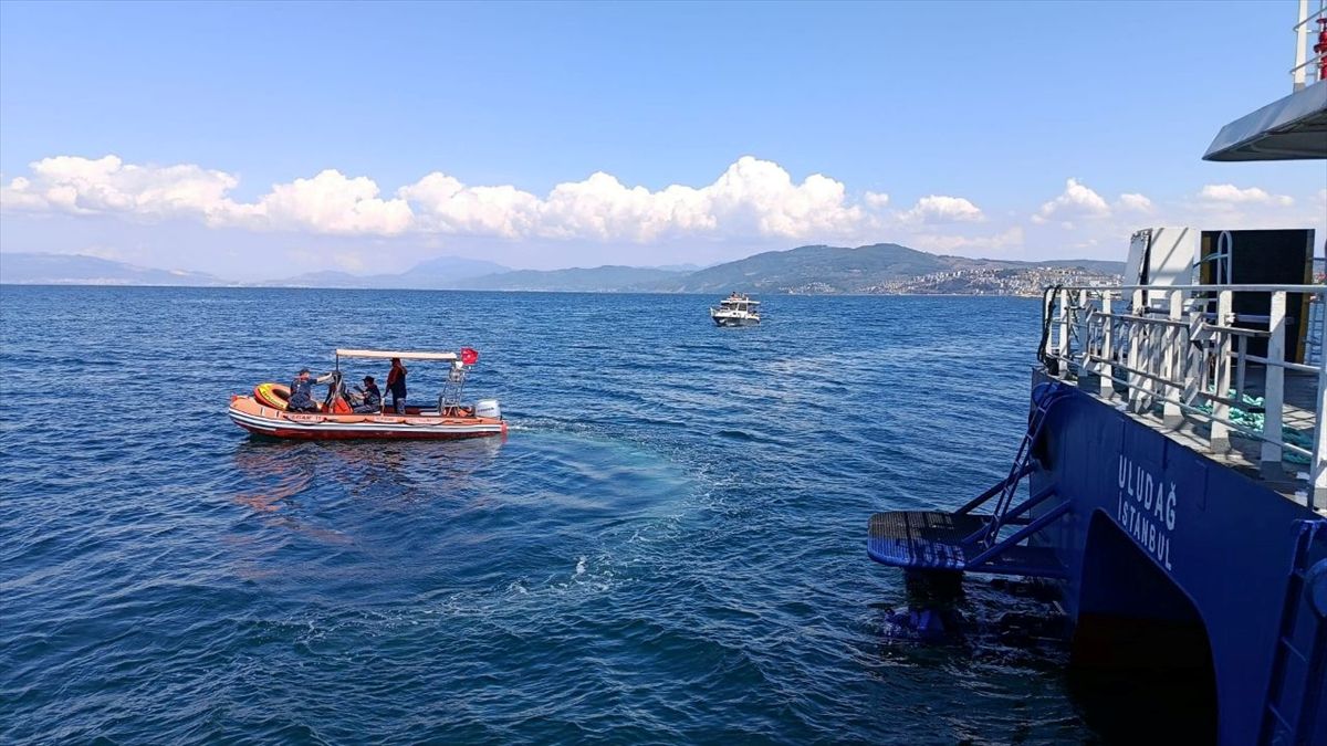 Mudanya'da sürüklenen çocuk kurtarıldı