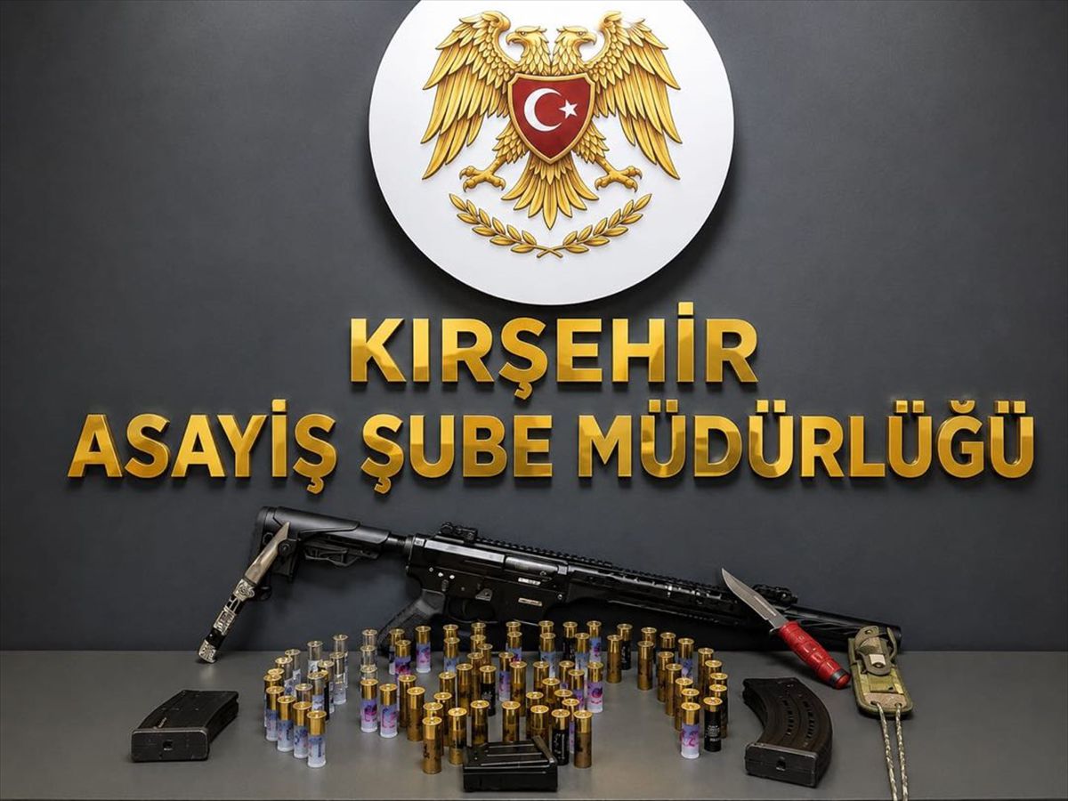 Kırşehir'de silah ve uyuşturucu operasyonu