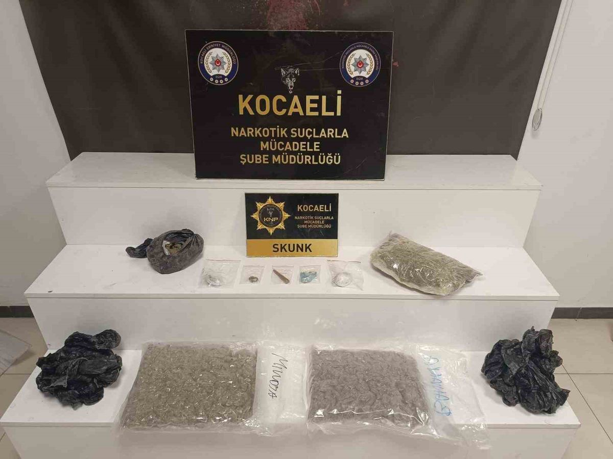 Kocaeli'de uyuşturucu operasyonu: 2 tutuklama