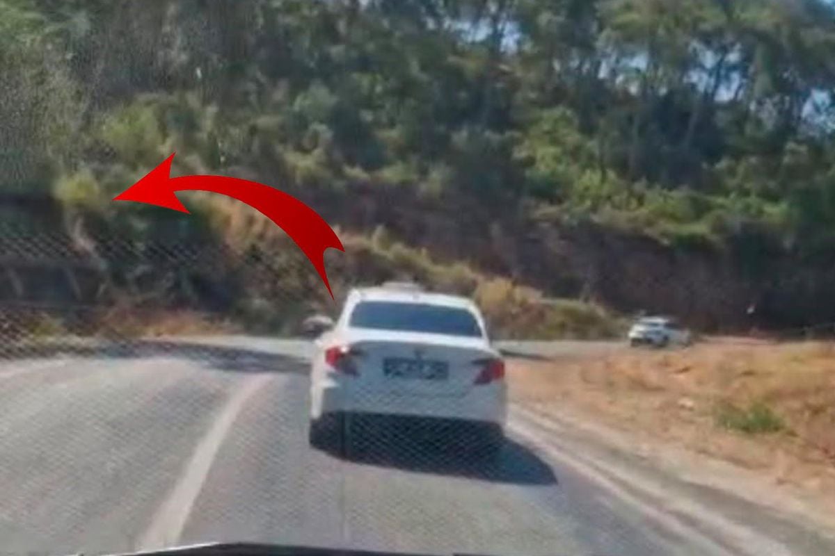 Marmaris’te ormana sigara izmariti atan sürücüyü güvenlik kamerası yakalattı