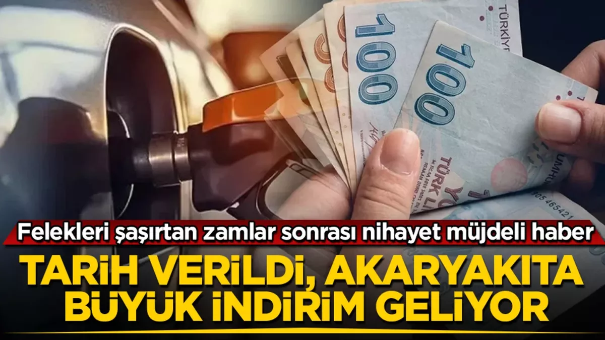 Motorin fiyatlarındaki indirim beklentisiyle ilgili görsel.