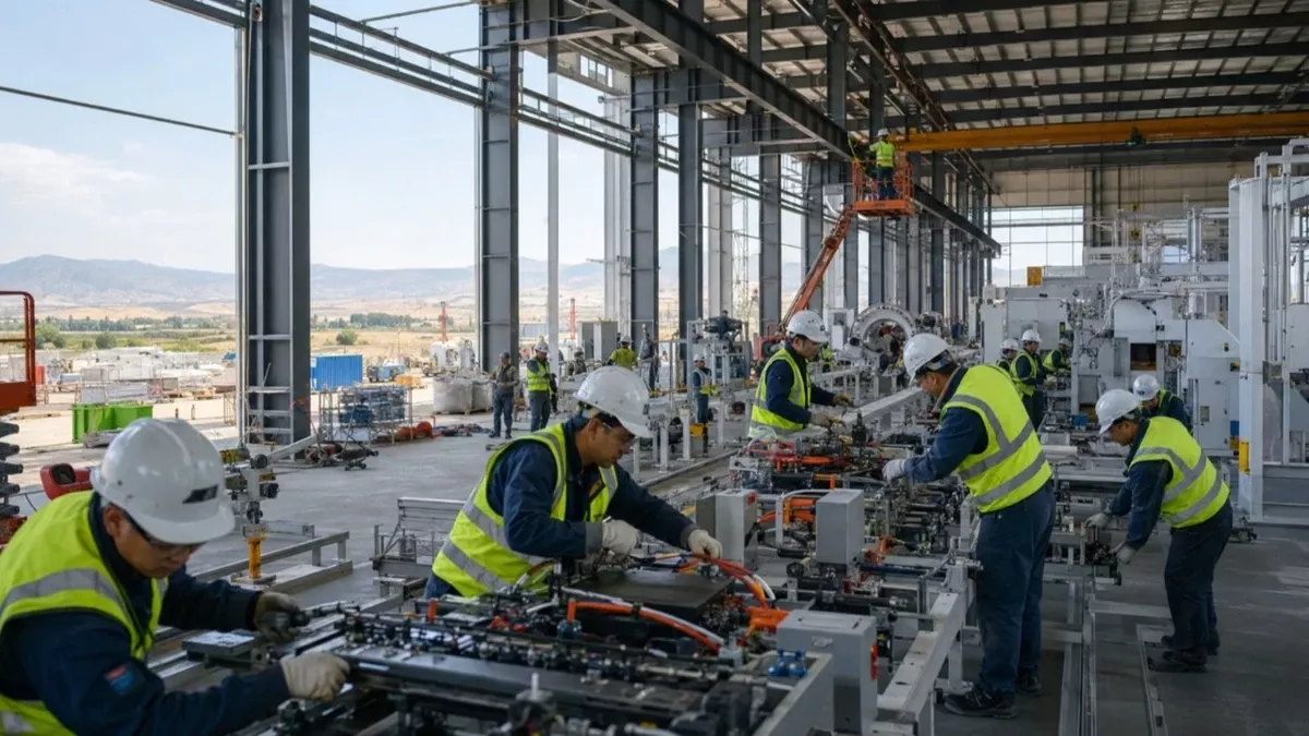 Stellantis ve CATL'nin İspanya'daki dev batarya fabrikasında 1700 Çinli işçi çalışacak