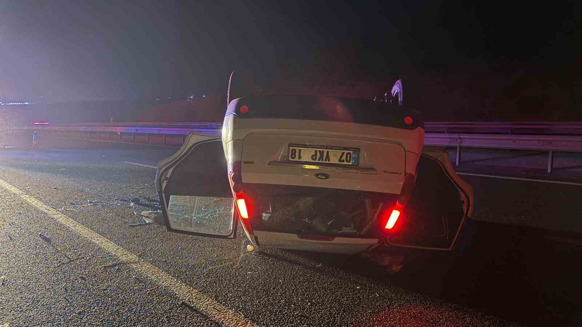 Bilecik'te Alkollü Sürücünün Takla Attığı Kaza: 1,65 Promil Çıktı