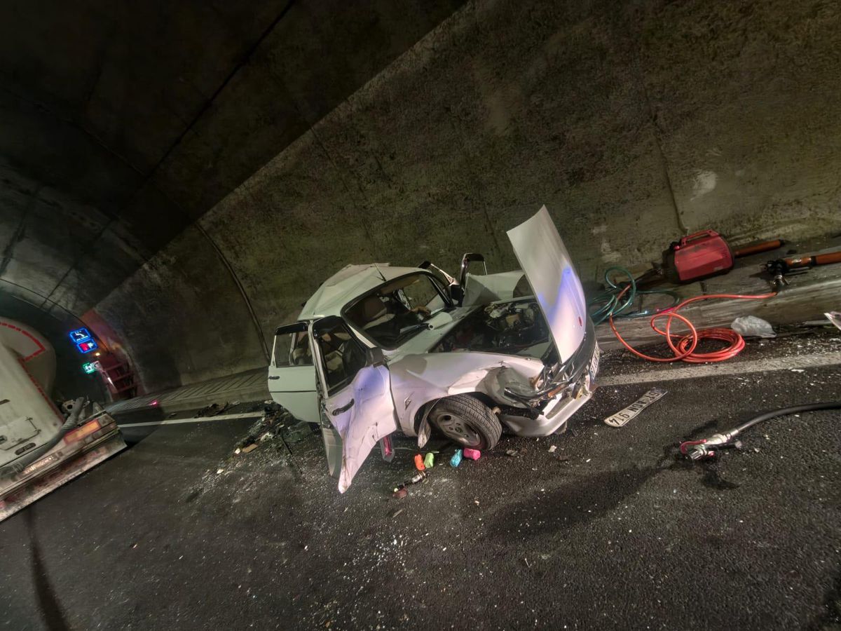 Zigana Tüneli'nde feci kaza: 1 ölü, 2 yaralı